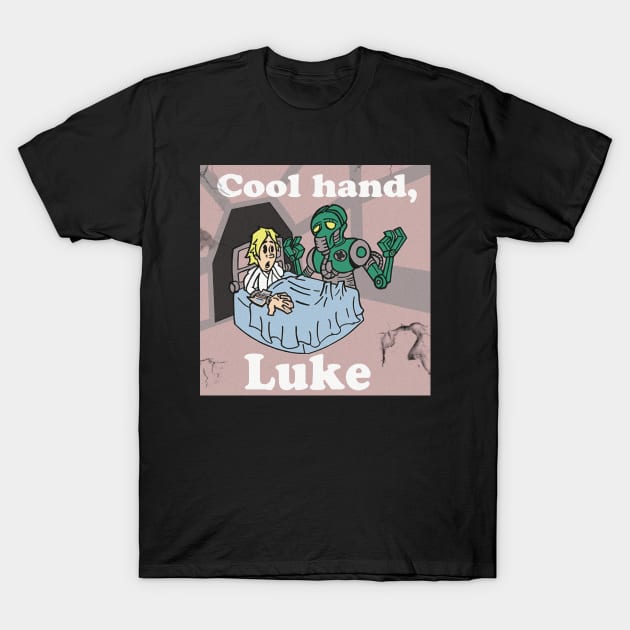 Cool hand, Luke T-Shirt by Mike Hampton Art